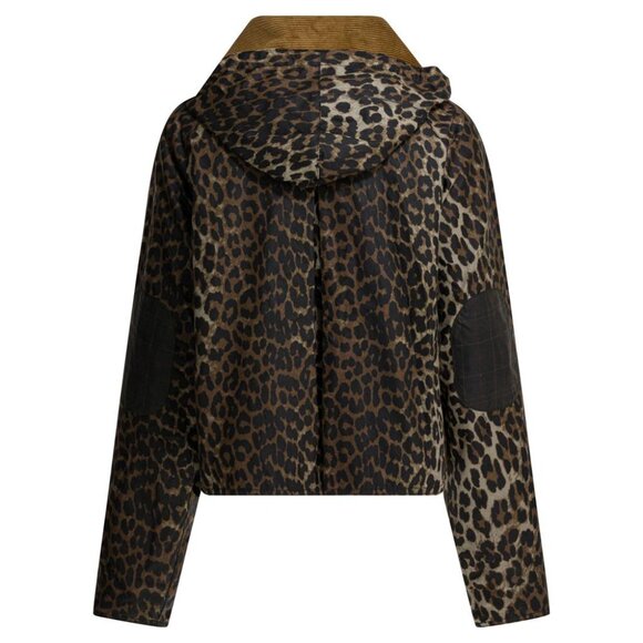 Barbour Barbour X Ganni Waxed Jacket Tag Size 12 Women - Picture 2 of 4